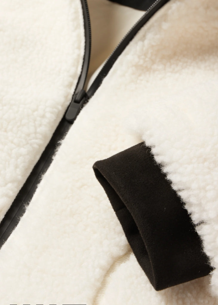 Wool jacket white